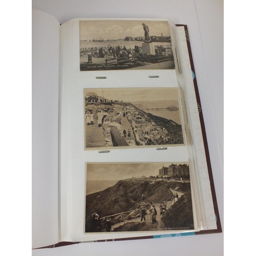 375 - ALBUM OF COASTAL SCENE POSTCARDS