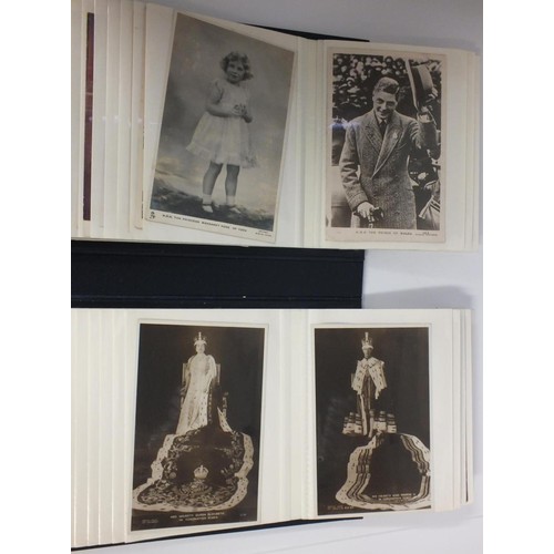 376 - ALBUM OF ROYALTY POSTCARDS