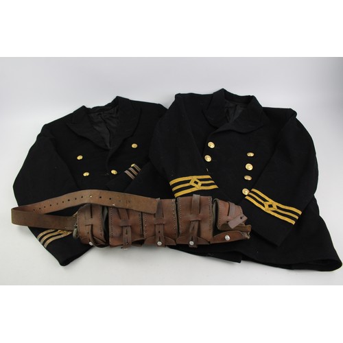 32 - 2 x Assorted NAVY Officer's Tunics & Bandolier