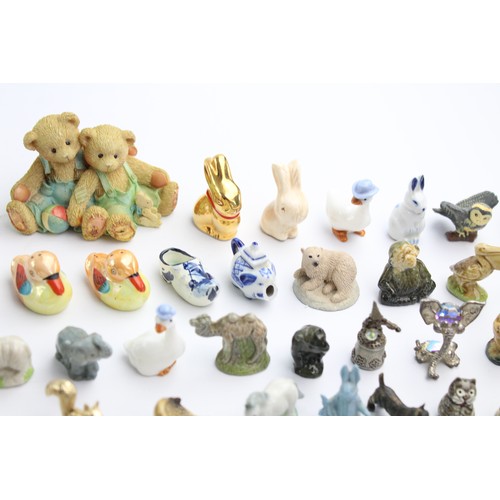 13 - Job Lot of Assorted Decorative Miniature ANIMALS & FIGURINES Inc. Wade Whimsies