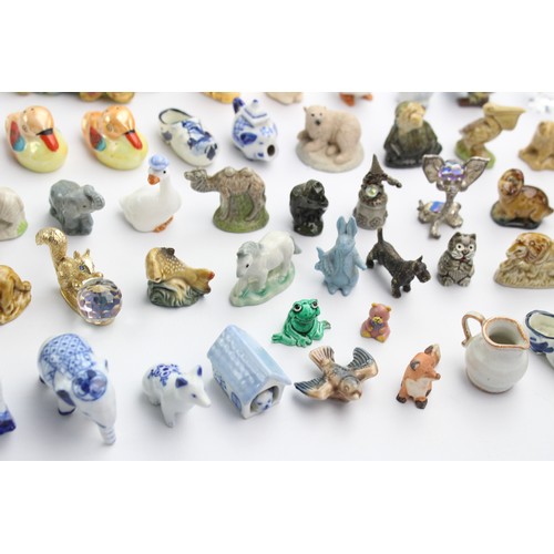 13 - Job Lot of Assorted Decorative Miniature ANIMALS & FIGURINES Inc. Wade Whimsies