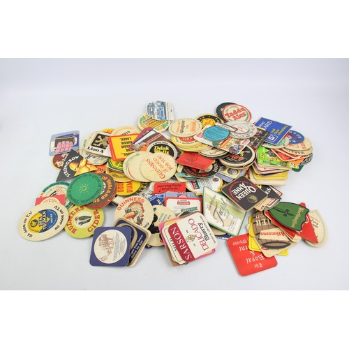 52 - Job Lot of Assorted Vintage Beer / Drinking ADVERTISING Beer Mats Inc Skol Etc