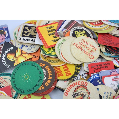 52 - Job Lot of Assorted Vintage Beer / Drinking ADVERTISING Beer Mats Inc Skol Etc