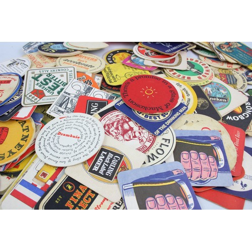 52 - Job Lot of Assorted Vintage Beer / Drinking ADVERTISING Beer Mats Inc Skol Etc