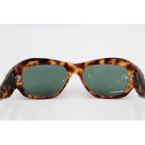 70 - Statement Ladies VERSACE Tortoiseshell Effect Oversized SUNGLASSES w/ Case