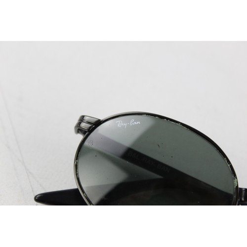 102 - Classic Vintage Bausch & Lomb Black RAY-BAN Small Style SUNGLASSES