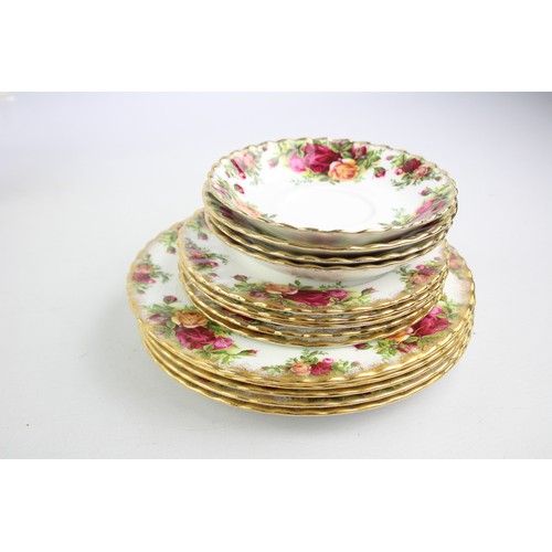 96 - 20 x Vintage Royal Albert 'Old Country Roses' TEA SET Inc. Teapot, Side Plates