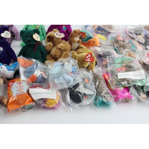 88 - 40 x Collectable TY BEANIE BABIES Inc. 2001 Holiday, Millennium, Princess, Etc