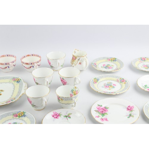 89 - 31 x Teacup & Saucer / Cake Plate Sets Inc. Royal Stafford, Bohemia, Minton Etc