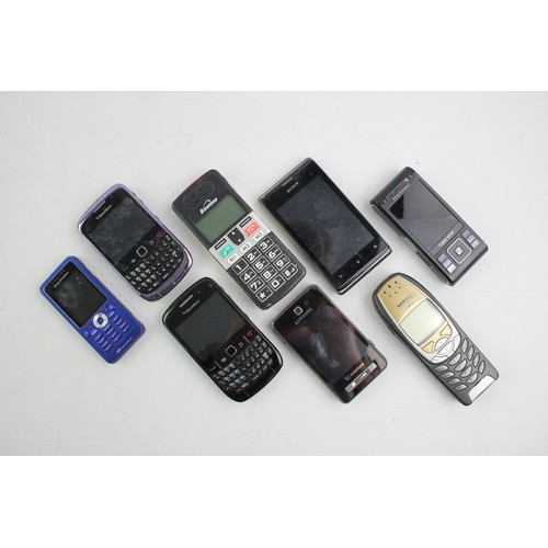 109 - 22 x Assorted MOBILE PHONES Inc Samsung, Touch Screen, Camera, Blackberry Etc