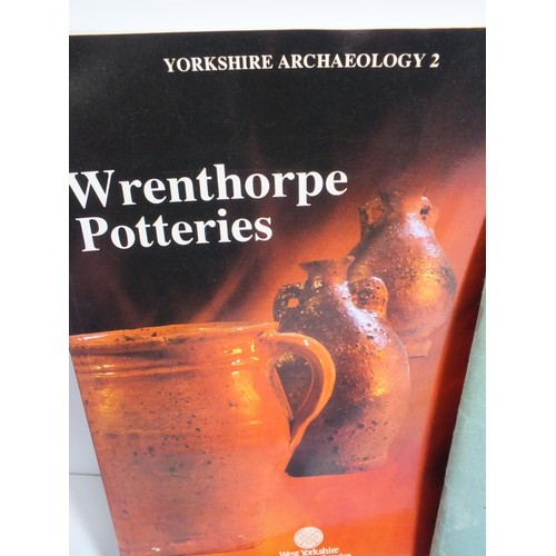 413 - LOFTHOUSE PIT DISASTER PAPERWORK WRENTHORPE POTTERY BOOKS AND A LOFTHOUSE GOLF SHIRT LOCAL INTEREST