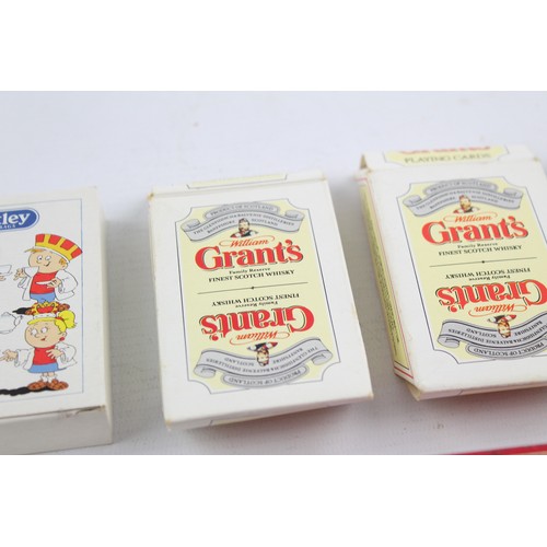 125 - 12 x Assorted Vintage ADVERTISING PLAYING CARDS & GAMES Inc. Cribbage & Dominoes