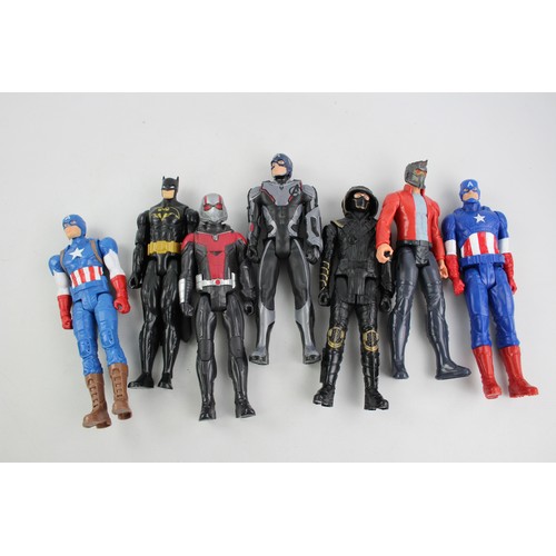 136 - 20 x Assorted Vintage / Modern Super Hero Action Figures Inc. Marvel & DC Comics