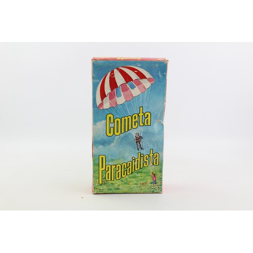 156 - Vintage Cometa Paracaidista Spanish Parachute Toy in Original Box