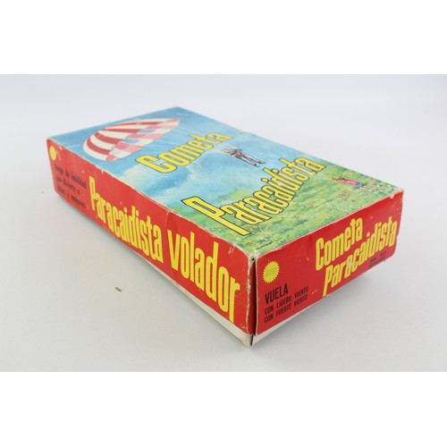 156 - Vintage Cometa Paracaidista Spanish Parachute Toy in Original Box