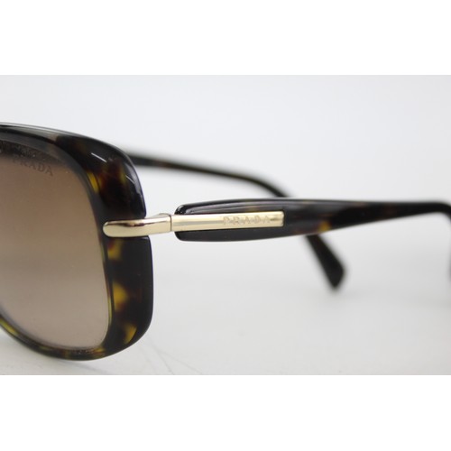 159 - Statement Ladies PRADA Tortoiseshell Effect Oversized SUNGLASSES Cased