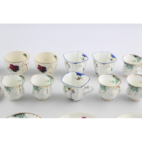 181 - 25 x Teacup & Saucer / Cake Plate Sets Inc. Alfred Meakin, Royal Albert, Tudor