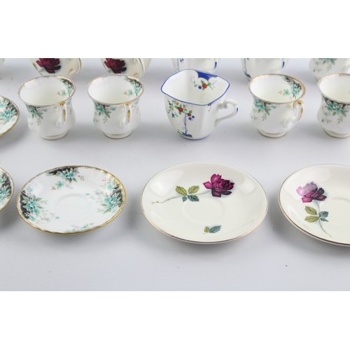 181 - 25 x Teacup & Saucer / Cake Plate Sets Inc. Alfred Meakin, Royal Albert, Tudor