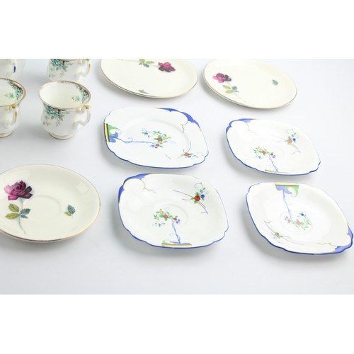 181 - 25 x Teacup & Saucer / Cake Plate Sets Inc. Alfred Meakin, Royal Albert, Tudor