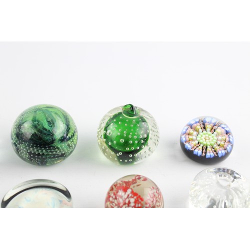 185 - 10 x Assorted Vintage Decorative PAPERWEIGHTS Inc Millefiori, Floral Etc