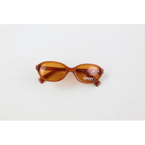 195 - Statement Ladies DKNY Orange Tint Small Style SUNGLASSES