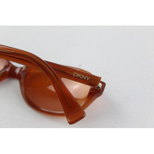 195 - Statement Ladies DKNY Orange Tint Small Style SUNGLASSES