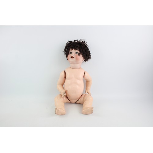 176 - Antique German SIMON & HALBIG K 126 Bisque & Composition Doll w/ Flirty Eyes 25