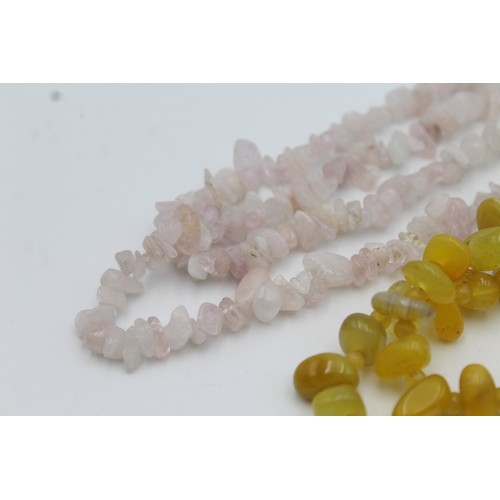 221 - GEMSTONE NECKLACES