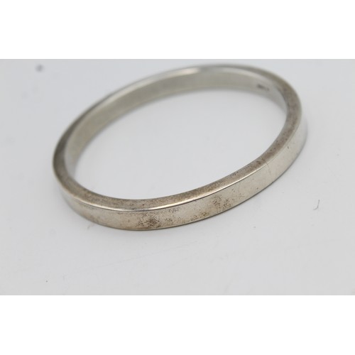 223 - Vintage Minimalist .925 Sterling Silver Heavy Solid BANGLE (86g)