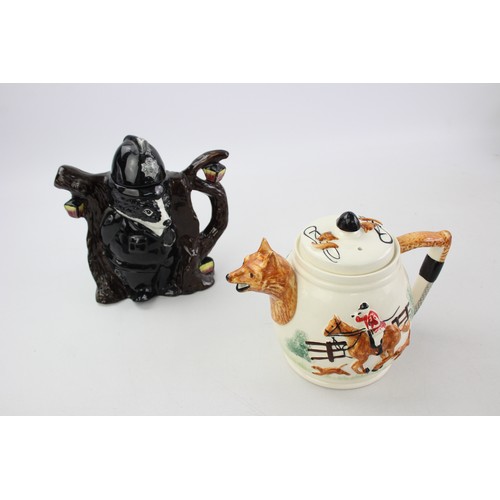 225 - 4 x Vintage Collectable Teapots Inc KEELE STREET POTTERY, Stafforshire Ceramics