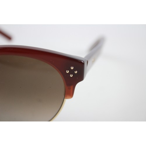 235 - Statement Ladies CHLOE Brown Framed Oversized SUNGLASSES