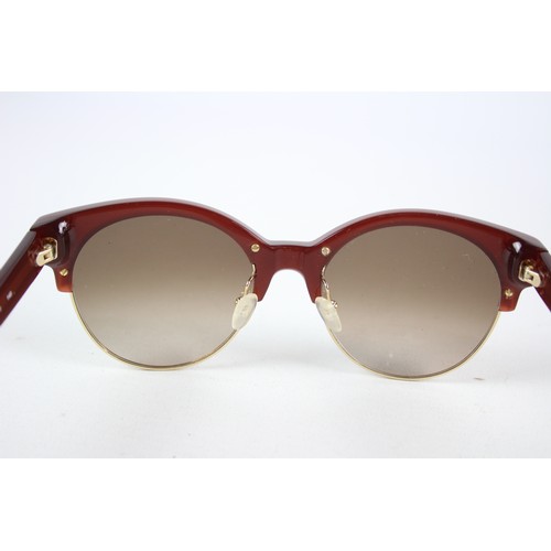 235 - Statement Ladies CHLOE Brown Framed Oversized SUNGLASSES