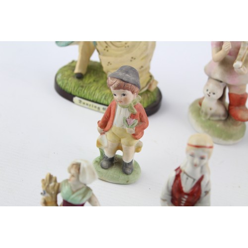 216 - 14 x Vintage Porcelain / Ceramic Figures Inc. Woolbro, Korean, Capodimonte Style