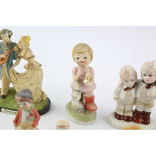 216 - 14 x Vintage Porcelain / Ceramic Figures Inc. Woolbro, Korean, Capodimonte Style