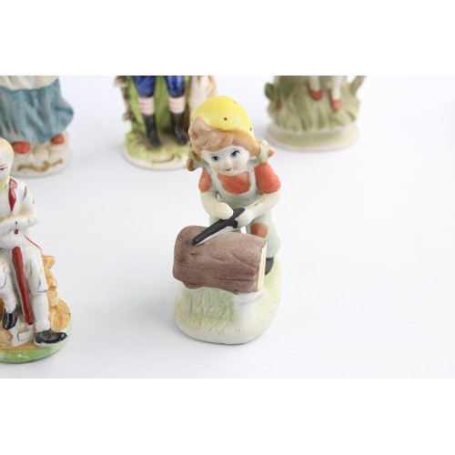 216 - 14 x Vintage Porcelain / Ceramic Figures Inc. Woolbro, Korean, Capodimonte Style