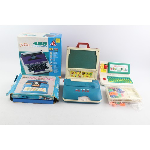 228 - 6 x Vintage Educational, Writing & Typewriter Toys Inc. Laptop & Fisher Price