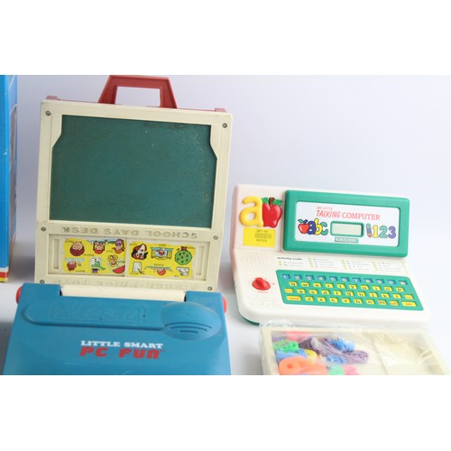 228 - 6 x Vintage Educational, Writing & Typewriter Toys Inc. Laptop & Fisher Price