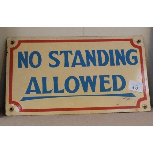 473 - ORIGINAL VINTAGE FAIRGROUND ART SIGN 