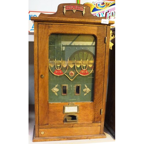 479 - RARE POOL TOTE CABINET ARCADE GAME IN WORKING ORDER