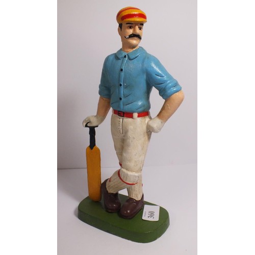 360 - CAST IRON CRICKET PLAYER FIGURE