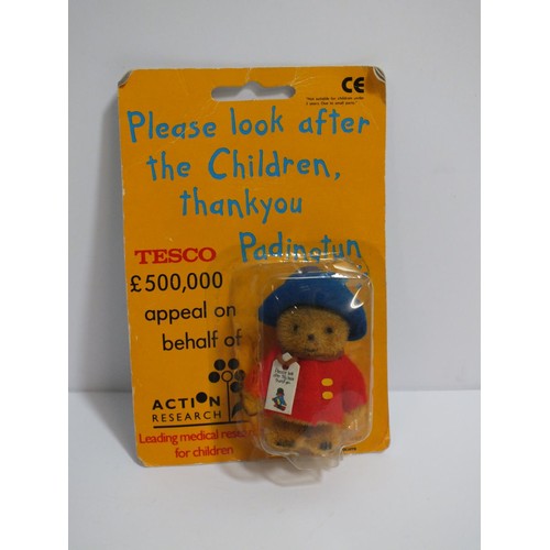 276 - COLLECTABLE MINIATURE PADDINGTON BEAR CHARITY TEDDY IN UNOPENED PACKET