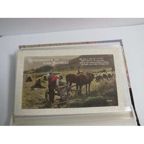 381 - ALBUM OF HORSE POSTCARDS