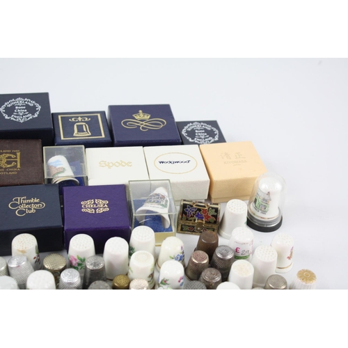 13 - Large Collection of THIMBLES includes Boxed