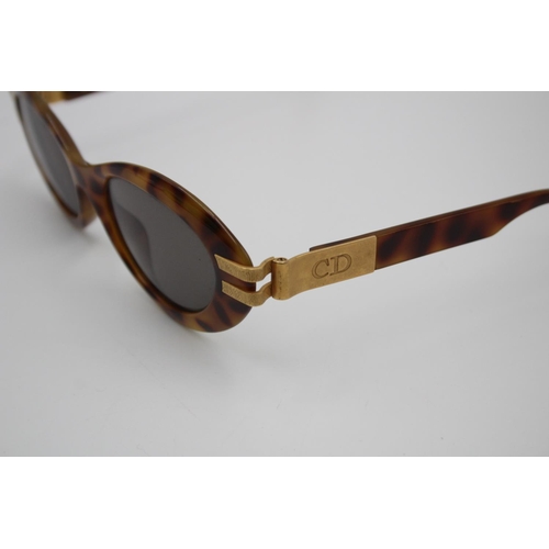 52 - Statement Ladies CHRISTIAN DIOR Tortoiseshell Effect Cat Eye Fashion SUNGLASSES