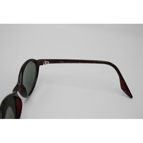 70 - Classic Ladies RAY-BAN Deep Red Side Street Fashion SUNGLASSES w/ Case