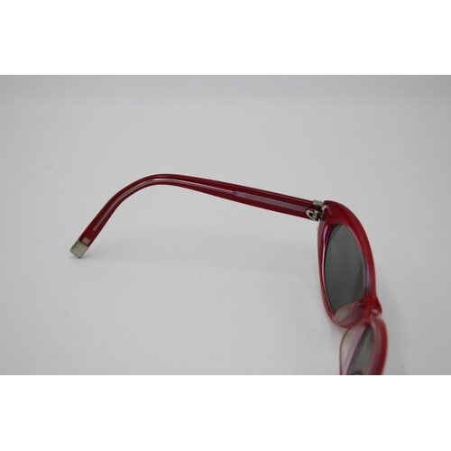 80 - Statement Ladies KARL LAGERFIELD Red Cat Eye Style Fashion SUNGLASSES Boxed