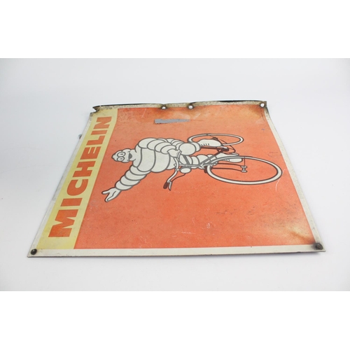 93 - Vintage MICHELIN Large Automobilia Painted Advertising Decorative SIGN