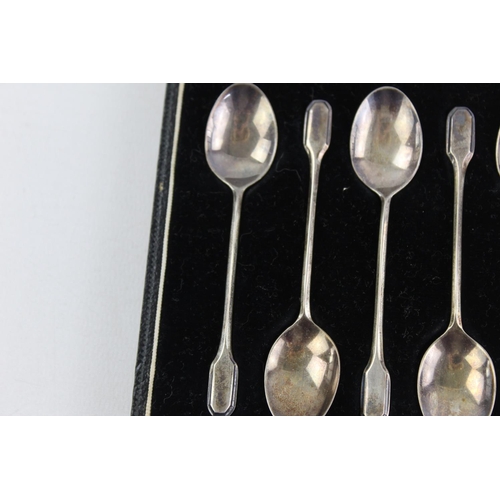 114 - 6 x Vintage Hallmarked 1949 Birmingham STERLING SIVER Spoons Cased (41g)