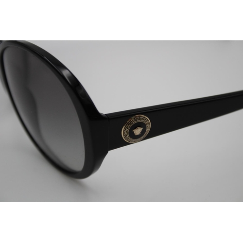 119 - Timeless Unisex VERSACE Black Oversized Framed Chic SUNGLASSES