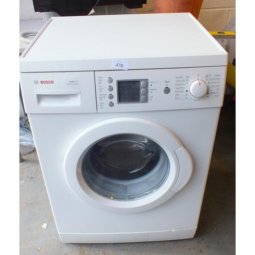 478 - BOSCH WASHING MACHINE IN WORKING ORDER